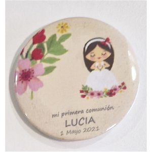 Chapa recuerdo comunión 2